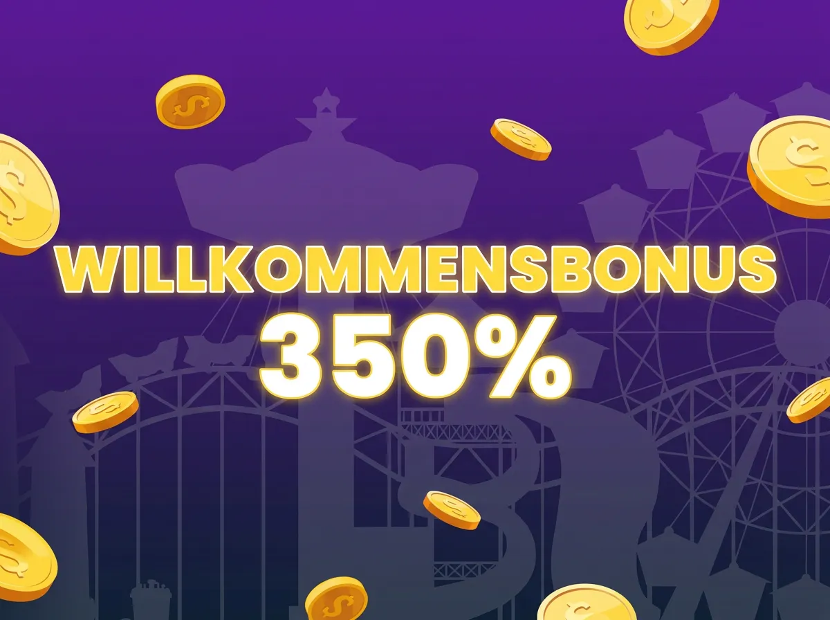 Willkommensbonus 350% bis zu 1.500 € + 200 FS + 1 Bonus Crab